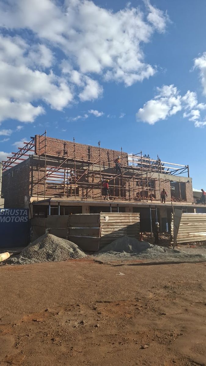 Commercial building under construction