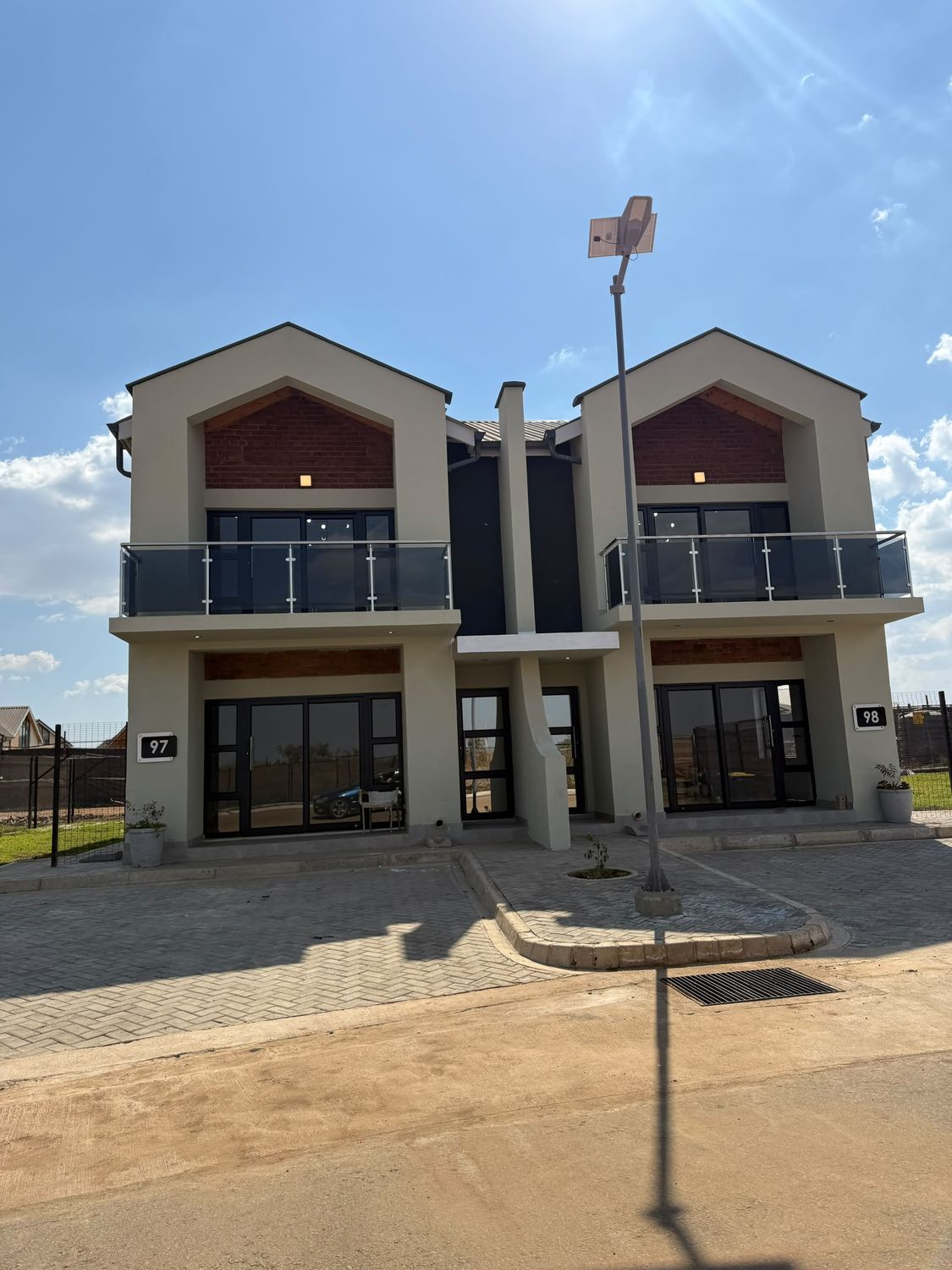 Completed duplex units