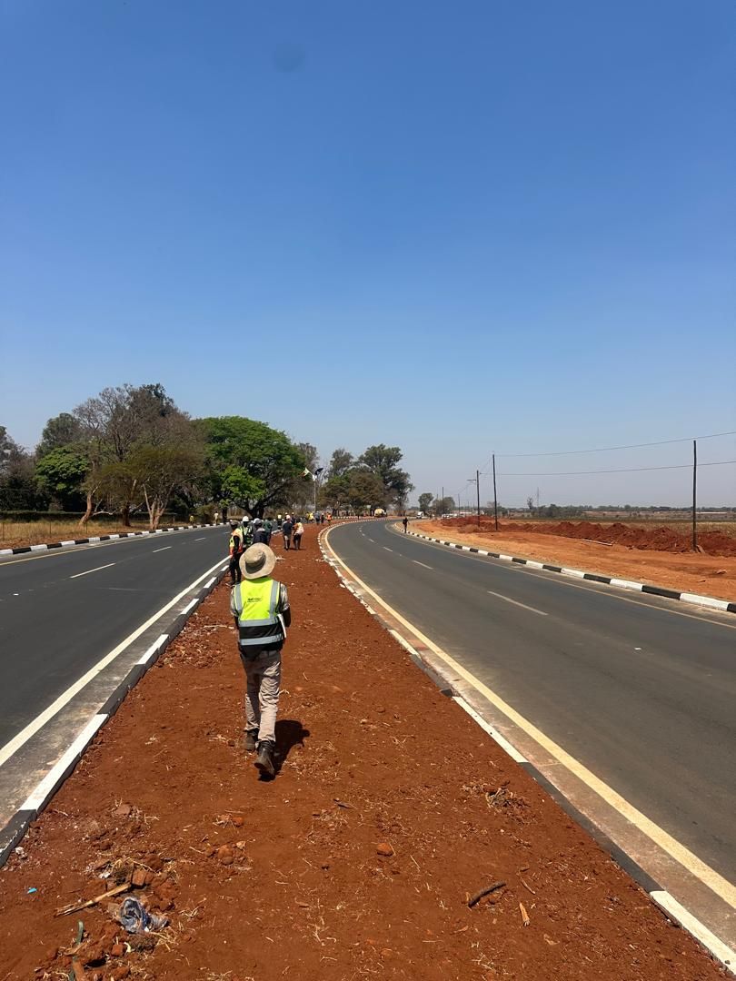 Completed dual carriageway built by Robworth