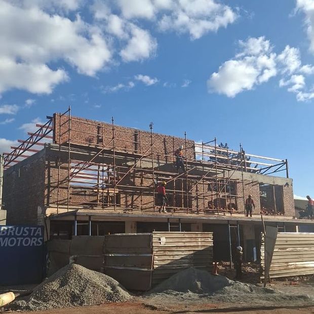 Commercial build in progress